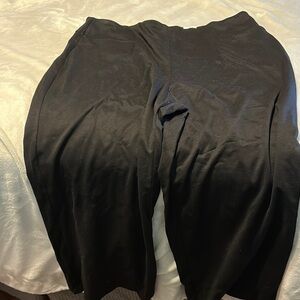 Black Wide-Leg Pants